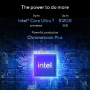 Image de ASUS Chromebook Plus Enterprise CB54 CB5403CMA-QM0917 Intel Core Ultra 7 155U 35,6 cm (14") WQXGA 16 Go LPDDR5x-SDRAM 256 Go SSD Wi-Fi 6E (802.11ax) ChromeOS Belge Argent