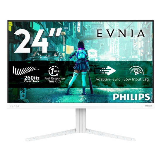 Image de Philips 24M2N3201PL/00 écran plat de PC 60,5 cm (23.8") 1920 x 1080 pixels Blanc