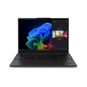 Image de Lenovo ThinkPad T16 Gen 4 (AMD) Copilot+ PC AMD Ryzen AI 5 PRO 340 Ordinateur portable 40,6 cm (16") WUXGA 16 Go DDR5-SDRAM 512 Go SSD Wi-Fi 7 (802.11be) Windows 11 Pro Belge Noir
