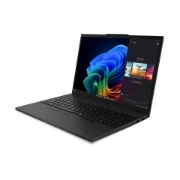 Image de Lenovo ThinkPad T16 Gen 4 (AMD) Copilot+ PC AMD Ryzen AI 5 PRO 340 Ordinateur portable 40,6 cm (16") WUXGA 16 Go DDR5-SDRAM 512 Go SSD Wi-Fi 7 (802.11be) Windows 11 Pro Belge Noir