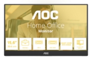 Image de AOC 16T20E2 téléviseur et moniteur portables Moniteur portable Noir 39,6 cm (15.6") LED 1920 x 1080 pixels