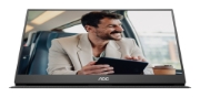 Image de AOC 16T20E2 téléviseur et moniteur portables Moniteur portable Noir 39,6 cm (15.6") LED 1920 x 1080 pixels