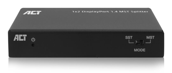 Image de ACT Répartiteur DisplayPort 1.4 MST 1x2