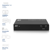 Image de ACT Répartiteur DisplayPort 1.4 MST 1x2