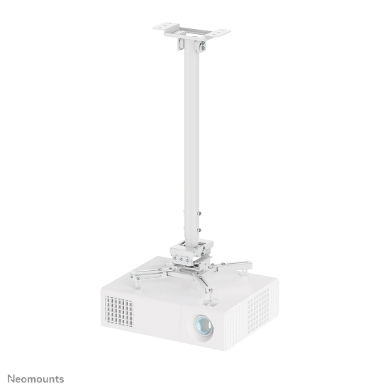 Picture of Neomounts CL25-550WH1 Beamer ceiling mount - h 74,5-114,5 cm - easy-install - full motion