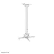 Picture of Neomounts CL25-550WH1 Beamer ceiling mount - h 74,5-114,5 cm - easy-install - full motion