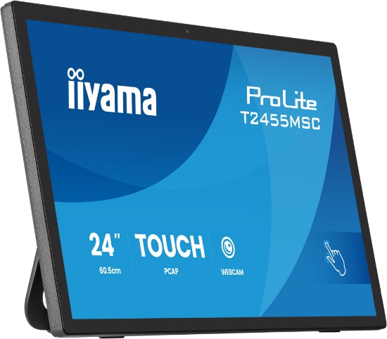 Picture of iiyama ProLite T2455MSC-B2 computer monitor 60.5 cm (23.8") 1920 x 1080 pixels Full HD Touchscreen