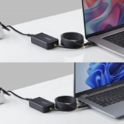 Picture of StarTech.com 65W USB-C Laptop Charger, 1.5m Tethered USB-C Cable, Power Adapter Brick for Dell, XPS, HP ProBook, MacBook Pro, Microsoft Surface Pro