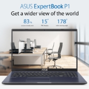 Afbeeldingen van ASUS ExpertBook P1 P1503CVA-S72357X Intel Core 5 210H Laptop 39,6 cm (15.6") Full HD 16 GB DDR5-SDRAM 512 GB SSD Wi-Fi 6 (802.11ax) Windows 11 Pro Belgisch Grijs