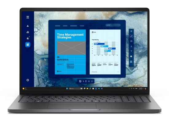 Picture of DELL Pro 16 PC16250 Intel Core Ultra 5 225U Laptop 40.6 cm (16") Full HD+ 16 GB DDR5-SDRAM 512 GB SSD Wi-Fi 6E (802.11ax) Windows 11 Pro Belgian Black