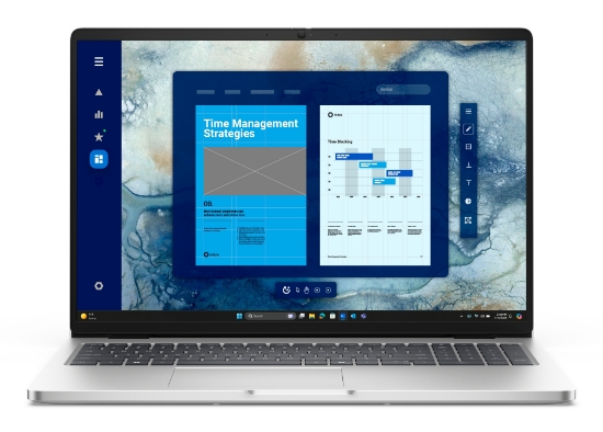 Image de DELL Pro 16 PC16250 Intel Core Ultra 7 255U Ordinateur portable 40,6 cm (16") Full HD+ 16 Go DDR5-SDRAM 512 Go SSD Wi-Fi 6E (802.11ax) Windows 11 Pro Belge Platine