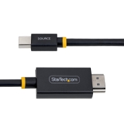 Afbeeldingen van StarTech.com 1M-MDP-HDMI2-4K60 video kabel adapter Mini DisplayPort HDMI Type A (Standaard) Zwart
