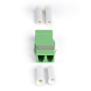Picture of StarTech.com LC to LC Coupler 10 Pack, OS2 Single Mode SC Footprint LC Fiber Optic Coupler without Flange, LC/APC Duplex Adapter