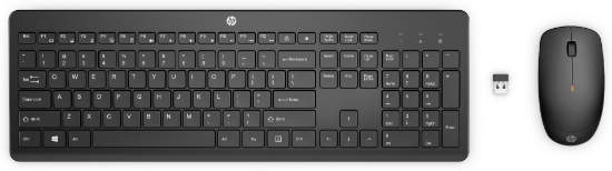 Afbeeldingen van HP 235 draadloze muis en toetsenbordcombo