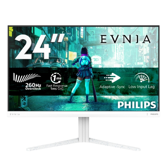 Image de Philips 24M2N3201P/00 écran plat de PC 60,5 cm (23.8") 1920 x 1080 pixels Blanc