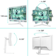 Image de Philips 24M2N3201P/00 écran plat de PC 60,5 cm (23.8") 1920 x 1080 pixels Blanc