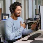 Picture of HP Poly Mission 425 Stereo USB Wired Headset