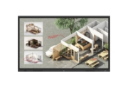 Image de LG CreateBoard Standard tableau blanc interactif 190,5 cm (75") 3840 x 2160 pixels Écran tactile Noir