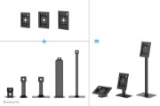 Picture of Neomounts DS15-631BL1 Tablet desk stand - max 3 kg | 6,6 lbs - lockable