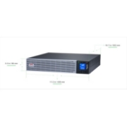 Picture of APC Easy UPS On-Line uninterruptible power supply (UPS) Double-conversion (Online) 2 kVA 1800 W 6 AC outlet(s)
