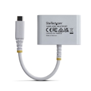 Image de StarTech.com Adaptateur Multiport USB-C vers HDMI avec Charge PD 140W, HDMI 4K 60Hz, Hub USB 5 Gbps, Mini Dock pour MacBook / Dell / Thinkpad / HP / iPad / Tablettes