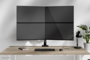 Image de Neomounts DS60-600BL2-2 Bras de moniteur quadruple 10-32"