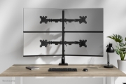 Image de Neomounts DS60-600BL2-2 Bras de moniteur quadruple 10-32"