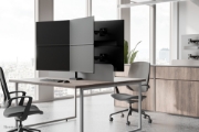 Image de Neomounts DS60-600BL2-2 Bras de moniteur quadruple 10-32"
