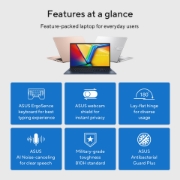 Picture of ASUS Vivobook 15 X1504VA-BQ5487W Intel Core 5 120U Laptop 39.6 cm (15.6") Full HD 16 GB DDR5-SDRAM 512 GB SSD Wi-Fi 6 (802.11ax) Windows 11 Home Dutch Blue