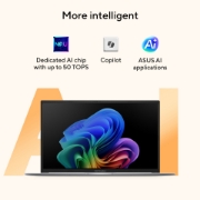 Picture of ASUS Vivobook 18 M1807GA-S8NADW Copilot+ PC AMD Ryzen™ AI 7 445 Laptop 45.7 cm (18") WUXGA 32 GB DDR5-SDRAM 1 TB SSD Wi-Fi 6 (802.11ax) Windows 11 Home Dutch Blue