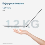 Picture of ASUS Zenbook 14 OLED UX3405CA-QD012W Intel Core Ultra 7 255H Laptop 35.6 cm (14") WUXGA 32 GB LPDDR5x-SDRAM 1 TB SSD Wi-Fi 7 (802.11be) Windows 11 Home Dutch Blue
