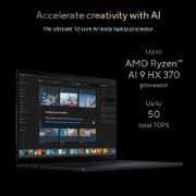 Picture of ASUS ProArt P16 H7606WP-SRNA6X Copilot+ PC AMD Ryzen AI 9 HX 370 Laptop 40.6 cm (16") Touchscreen 3K 64 GB LPDDR5x-SDRAM 1 TB SSD NVIDIA GeForce RTX 5070 Wi-Fi 7 (802.11be) Windows 11 Pro Dutch Black