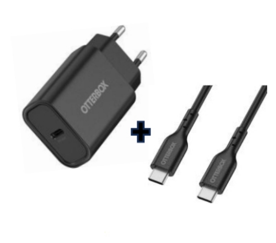 Picture of OtterBox Standard EU Wall Charger Kit USB-C 30W USB-PD + Cable USB C-C