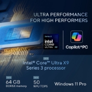 Image de ASUS ExpertBook Ultra B9406CAA-TH0875X-S Copilot+ PC Intel Core Ultra 7 356H Ordinateur portable 35,6 cm (14") WQXGA+ 32 Go LPDDR5x-SDRAM 1 To SSD Wi-Fi 7 (802.11be) Windows 11 Pro US International Gris