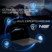 Image de ASUS ExpertBook Ultra B9406CAA-TH0875X-S Copilot+ PC Intel Core Ultra 7 356H Ordinateur portable 35,6 cm (14") WQXGA+ 32 Go LPDDR5x-SDRAM 1 To SSD Wi-Fi 7 (802.11be) Windows 11 Pro US International Gris