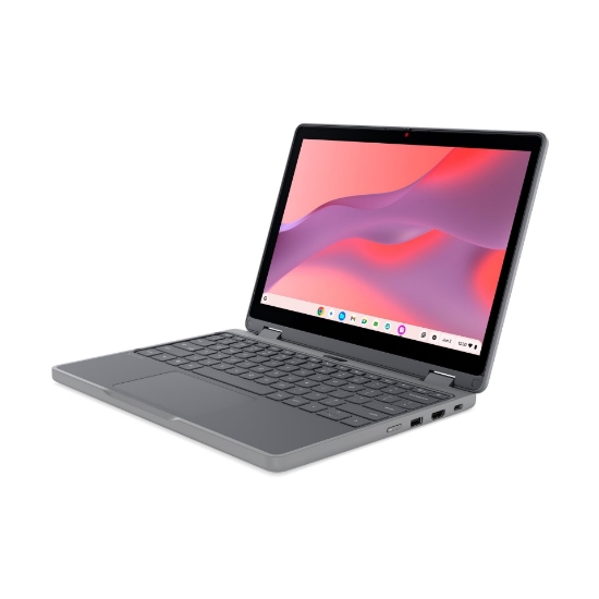 Afbeeldingen van Lenovo Chrome 500e 2in1 G5 M89 MediaTek Kompanio 540 Chromebook 31 cm (12.2") Touchscreen WUXGA 8 GB LPDDR5x-SDRAM 64 GB UFS Wi-Fi 6E (802.11ax) ChromeOS Engels Grijs