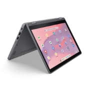 Afbeeldingen van Lenovo Chrome 500e 2in1 G5 M89 MediaTek Kompanio 540 Chromebook 31 cm (12.2") Touchscreen WUXGA 8 GB LPDDR5x-SDRAM 64 GB UFS Wi-Fi 6E (802.11ax) ChromeOS Engels Grijs