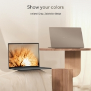 Afbeeldingen van ASUS Zenbook A14 UX3407QA-QD479W Copilot+ PC Snapdragon X1-26-100 Laptop 35,6 cm (14") WUXGA 16 GB LPDDR5x-SDRAM 512 GB SSD Wi-Fi 6E (802.11ax) Windows 11 Home Nederlands Grijs