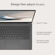 Afbeeldingen van ASUS Zenbook A14 UX3407QA-QD479W Copilot+ PC Snapdragon X1-26-100 Laptop 35,6 cm (14") WUXGA 16 GB LPDDR5x-SDRAM 512 GB SSD Wi-Fi 6E (802.11ax) Windows 11 Home Nederlands Grijs
