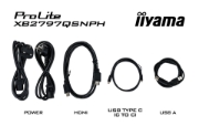 Picture of iiyama ProLite XB2797QSNPH-B1 27IN IPS LCD 4MS 2560X1440 350CD/M2 HDMI/DP/USB 2 computer monitor 68.6 cm (27") 2560 x 1440 pixels Quad HD Black