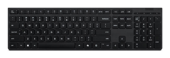 Afbeeldingen van Lenovo 4Y41R64540 toetsenbord Thuis/Werk RF-draadloos + Bluetooth Amerikaans Engels Zwart