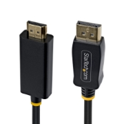 Image de StarTech.com Câble Adaptateur DisplayPort vers HDMI de 3m avec Connecteurs à Verrouillage, 4K 60Hz, HDR, Convertisseur Vidéo DP vers HDMI Unidirectionnel, DP Desktop vers Moniteur HDMI