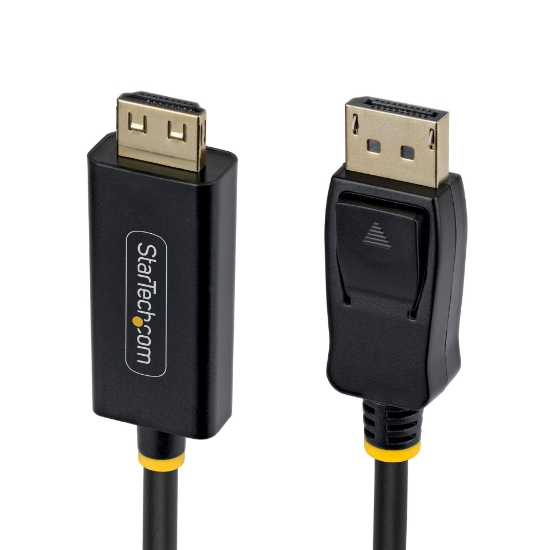 Image de StarTech.com Câble Adaptateur DisplayPort vers HDMI de 2m avec Connecteurs à Verrouillage, 4K 60Hz, HDR, Convertisseur Vidéo DP vers HDMI Unidirectionnel, DP Desktop vers Moniteur HDMI