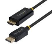 Image de StarTech.com Câble Adaptateur DisplayPort vers HDMI de 2m avec Connecteurs à Verrouillage, 4K 60Hz, HDR, Convertisseur Vidéo DP vers HDMI Unidirectionnel, DP Desktop vers Moniteur HDMI