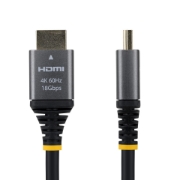 Picture of StarTech.com 5ft (1.5m) Premium Certified High Speed HDMI Cable, 4K 60Hz/1440p 144Hz, HDMI 2.0 Cable with HDR10/ARC, 18Gbps, 4K HDMI Cord for Monitor/TV/Display, High-Flex TPE Jacket