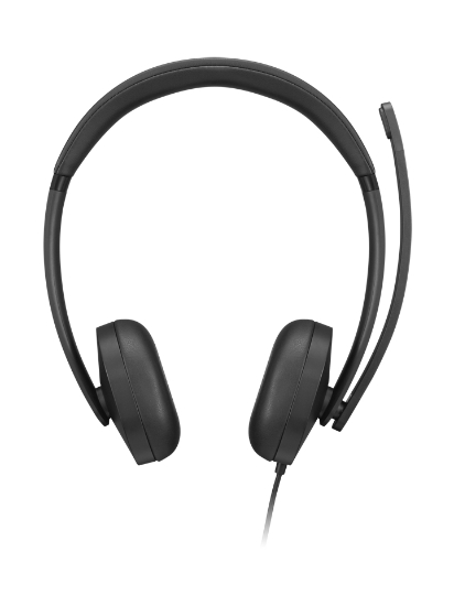 Picture of Lenovo VoIP Headset 5000 Wired Head-band Office/Call center USB Type-C Black