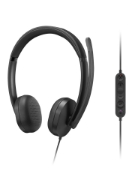 Picture of Lenovo VoIP Headset 5000 Wired Head-band Office/Call center USB Type-C Black
