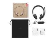 Picture of Lenovo VoIP Headset 5000 Wired Head-band Office/Call center USB Type-C Black
