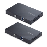 Image de StarTech.com Extension USB 3.0 à 4 Ports sur Ethernet Jusqu'à 100m via un Câble RJ45 Cat6a / Cat7 / Cat8, Extension pour Périphériques USB Distants, Hub 4xUSB-A 5 Gbps, TAA