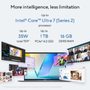 Afbeeldingen van ASUS Vivobook S16 S3607VA-RP097W Intel Core 5 210H Laptop 40,6 cm (16") WUXGA 16 GB DDR5-SDRAM 512 GB SSD Wi-Fi 6 (802.11ax) Windows 11 Home Nederlands Zilver